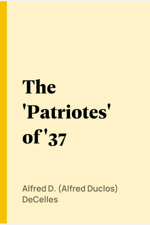 The 'Patriotes' of '37