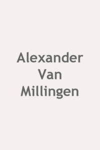 Alexander Van Millingen