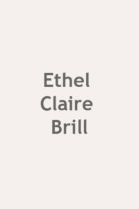 Ethel Claire Brill