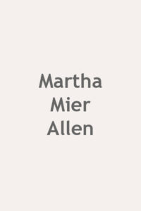 Martha Mier Allen